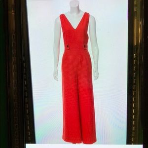Derek Lam 10Crosby women’s red jumpsuit SIZE 2